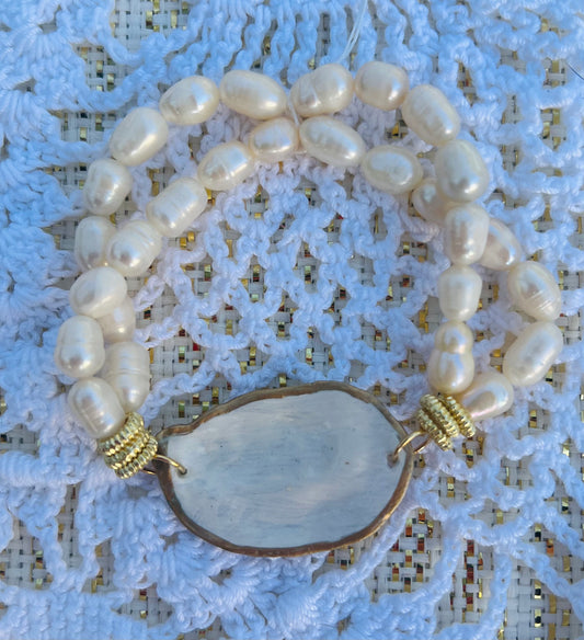 Double Strand Pearl Bracelet