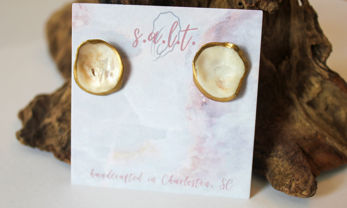 Ashley Stud Oyster Earrings