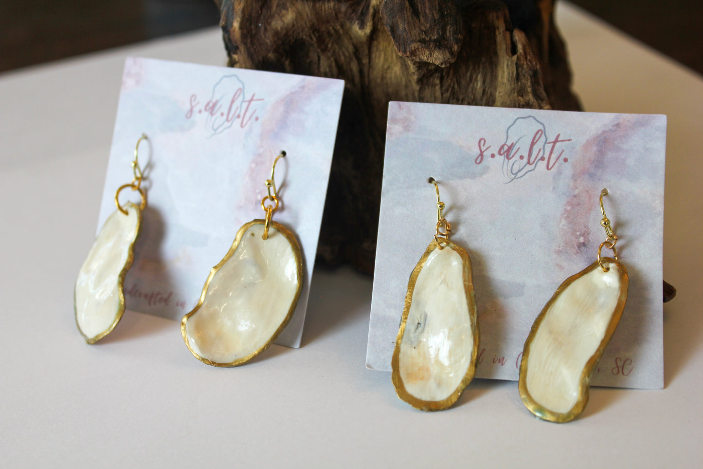 Louise Oyster Shell Hook Earrings