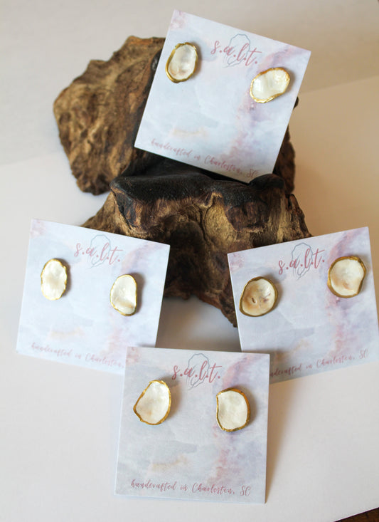 Ashley Stud Oyster Earrings