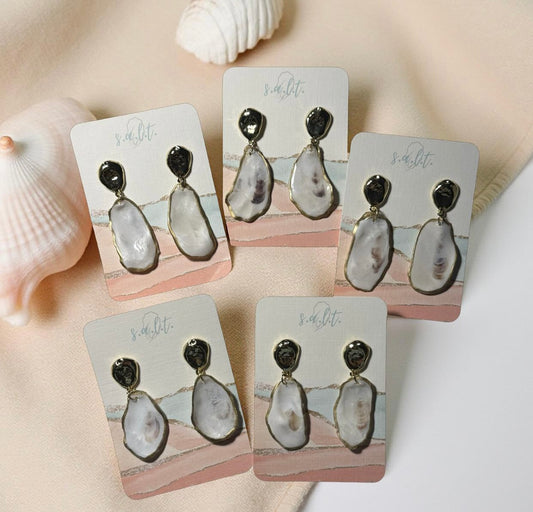 Bella Oyster Shell Drop Earrings