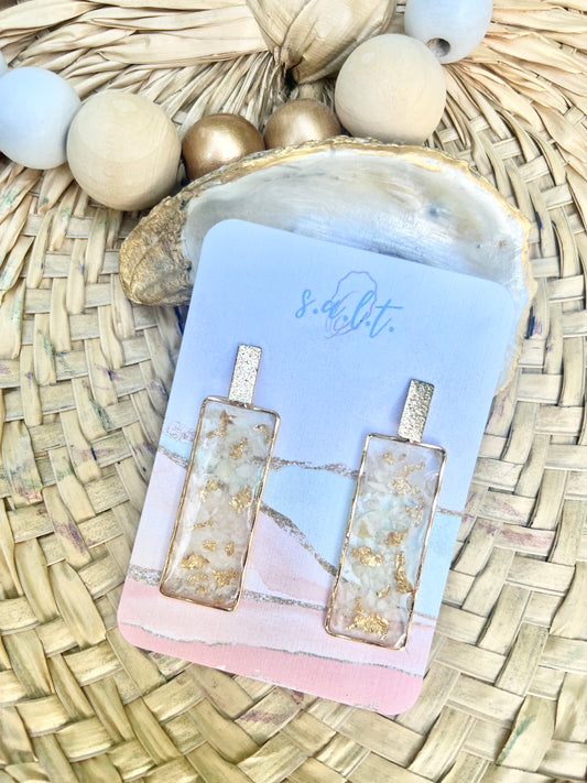 Melissa Crushed Oyster Earrings