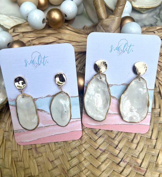 Bella Oyster Shell Drop Earrings