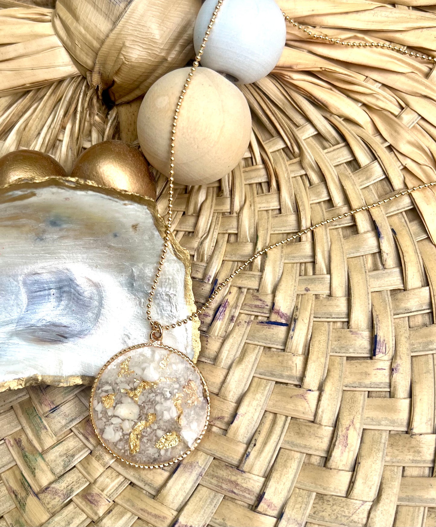 Camille Crushed Shell Necklace