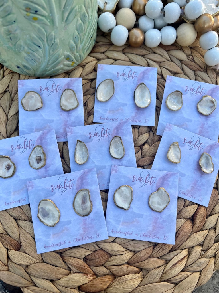 Ashley Stud Oyster Earrings